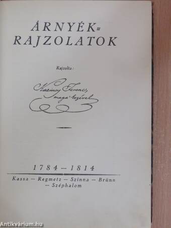 Árnyékrajzolatok (rossz állapotú)