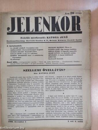 Jelenkor 1939. december 1.