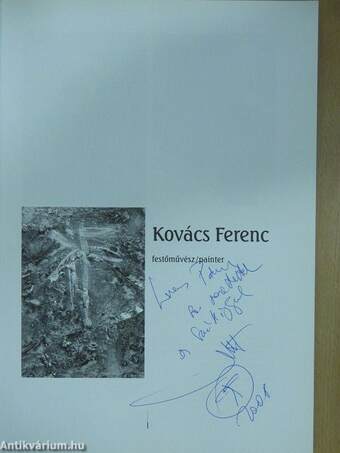 Kovács Ferenc festőművész (dedikált példány)