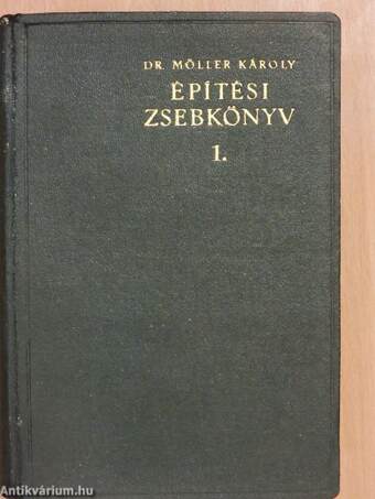 Építési zsebkönyv I-II.