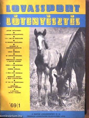 Lovassport és lótenyésztés 1969-1970. január-december