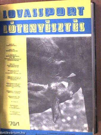 Lovassport és lótenyésztés 1969-1970. január-december