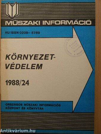 Környezetvédelem 1988/24.