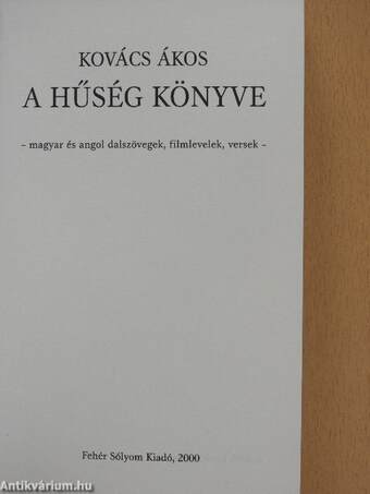 A hűség könyve