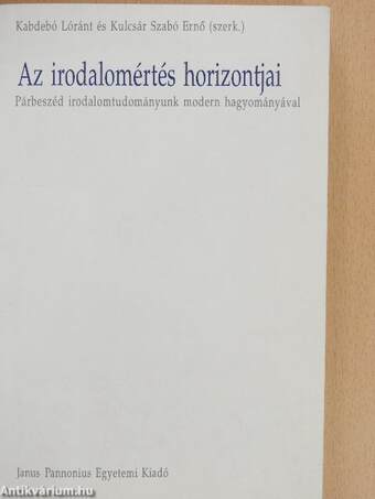 Az irodalomértés horizontjai