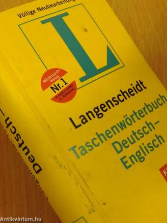 Langenscheidt Taschenwörterbuch Deutsch-Englisch