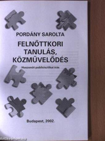 Felnőttkori tanulás, közművelődés