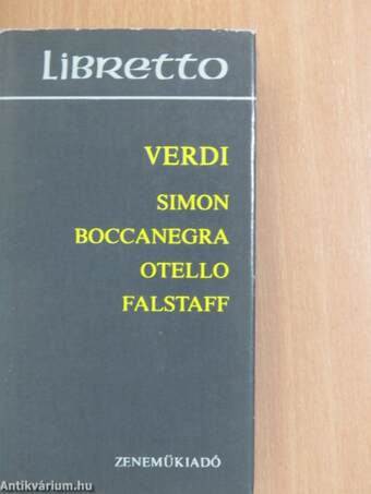 Simon Boccanegra/Otello/Falstaff