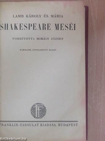 Shakespeare meséi