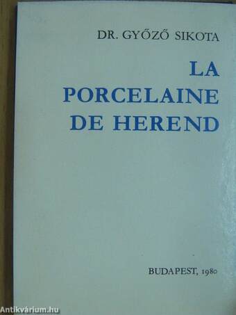 La Porcelaine de Herend (minikönyv)