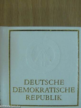 Deutsche Demokratische Republik (minikönyv)