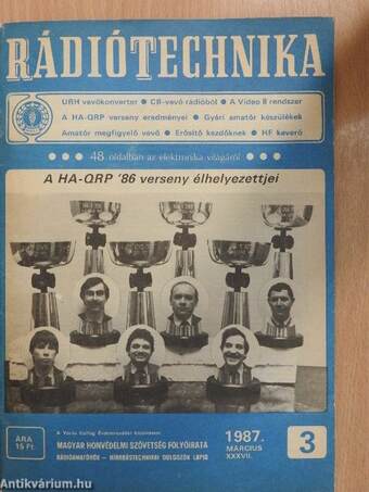 Rádiótechnika 1987. (nem teljes évfolyam)