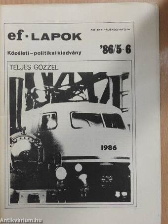 ef-Lapok 1986/5-6.