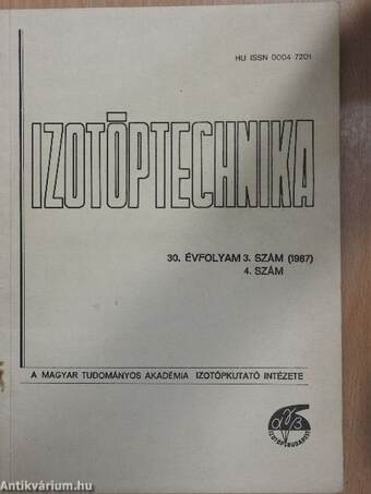 Izotóptechnika 1987/3-4.