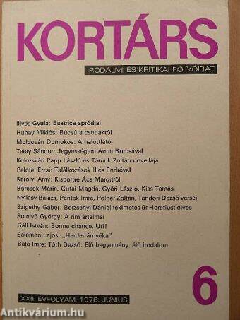 Kortárs 1978. június