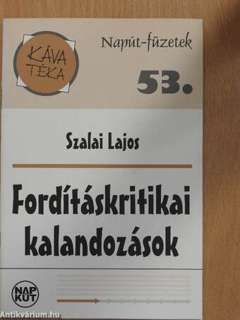 Fordításkritikai kalandozások