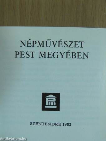 Népművészet Pest megyében (minikönyv)