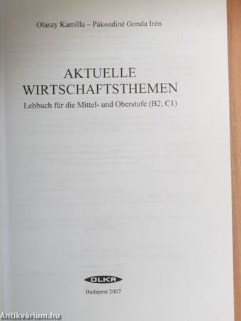 Aktuelle Wirtschaftsthemen - CD-vel