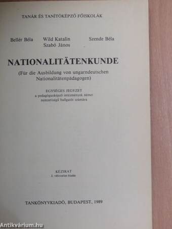 Nationalitätenkunde