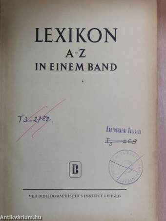 Lexikon A-Z in einem Band