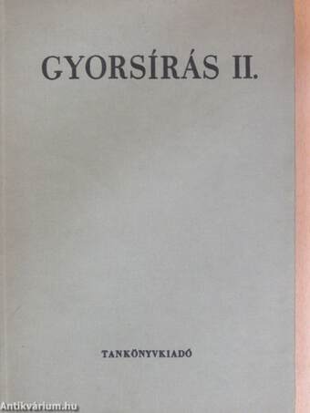 Gyorsírás II.