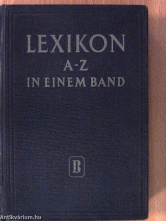 Lexikon A-Z in einem Band