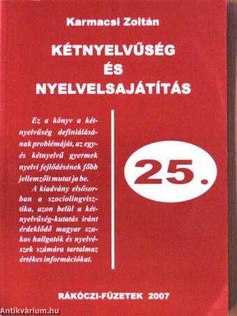 Kétnyelvűség és nyelvelsajátítás