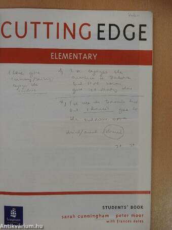 Cutting Edge - Elementary - Students' book