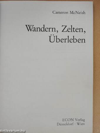 Wandern, Zelten, Überleben