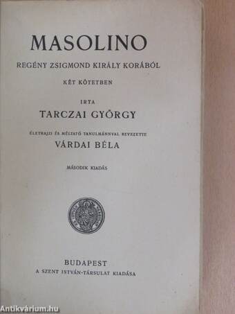 Masolino I-II.