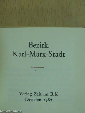 Bezirk Karl-Marx-Stadt (minikönyv)