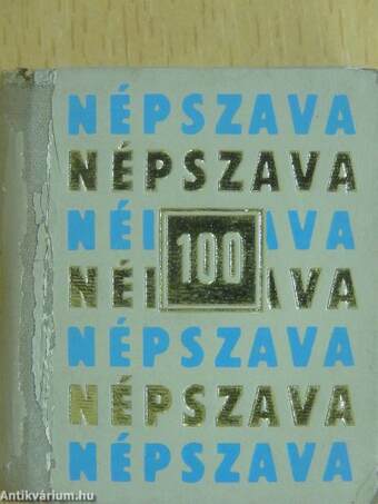 Népszava 100 (minikönyv)