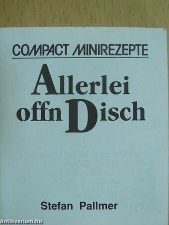 Allerlei offn Disch (minikönyv)