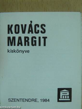 Kovács Margit kiskönyve (minikönyv)