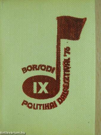 Borsodi politikai dalfesztivál '76 (minikönyv)