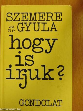 Hogy is írjuk?