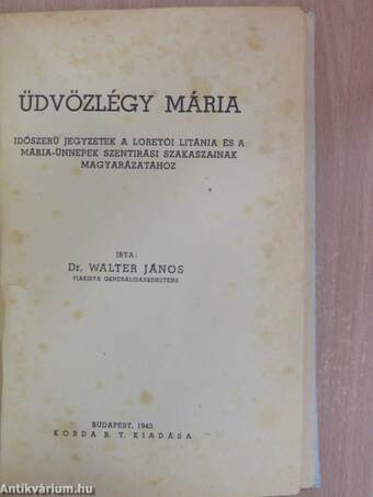 Üdvözlégy Mária