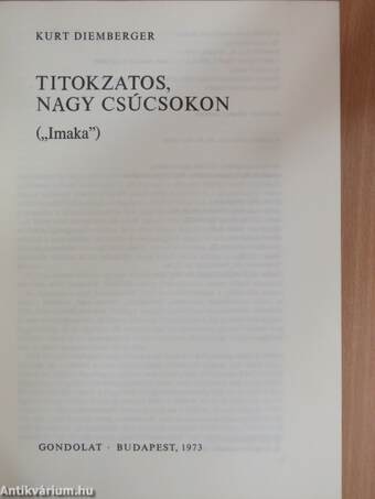 Titokzatos nagy csúcsokon