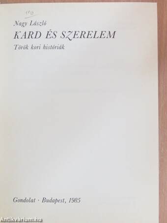 Kard és szerelem