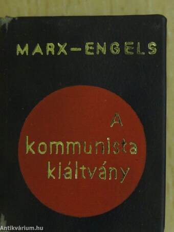 A Kommunista Kiáltvány (minikönyv)