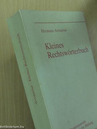 Kleines Rechtswörterbuch