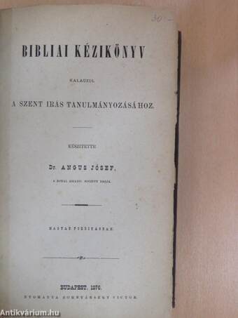 Bibliai kézikönyv