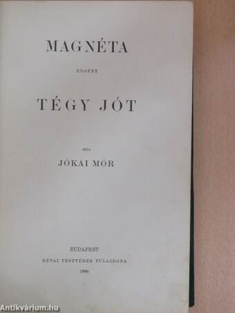 Magnéta/Tégy jót