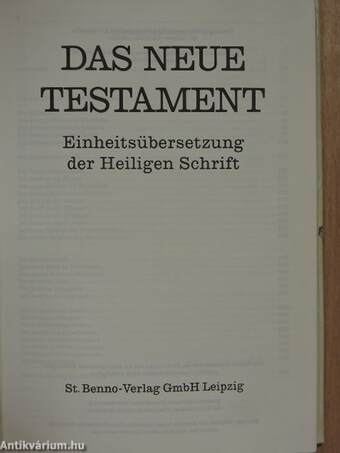 Das neue Testament