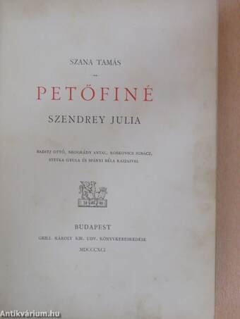 Petőfiné Szendrey Julia