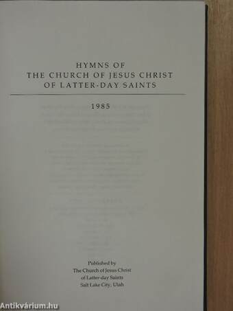 Hymns of the Church of Jesus Christ of Latter-Day Saints