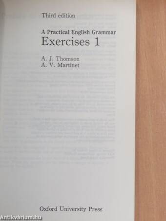 A Practical English Grammar Exercises 1