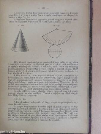 Rajzoló geometria I-II. (töredék) (rossz állapotú)