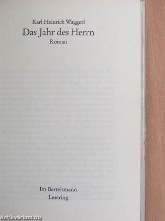 Das Jahr des Herrn