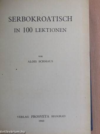 Serbokroatisch in 100 Lektionen